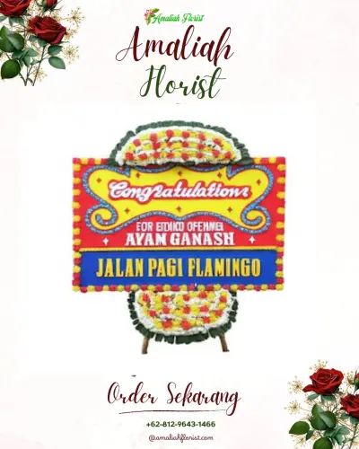 Bunga Papan Congratulation di Besusu Tengah
